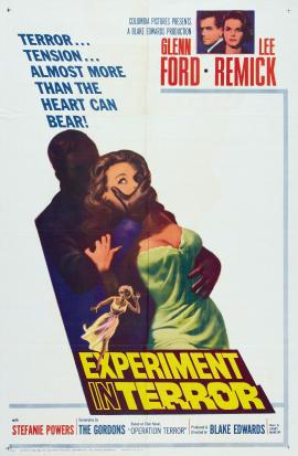 Experiment in Terror 1962 movie poster