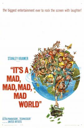 It's a Mad, Mad, Mad, Mad World 1963 movie poster