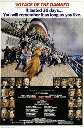 Voyage of the Damned 1976 movie poster