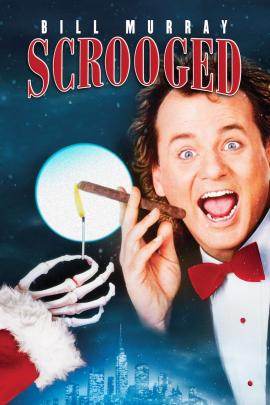 Scrooged 1988 movie poster