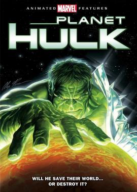 Planet Hulk 2010 movie poster