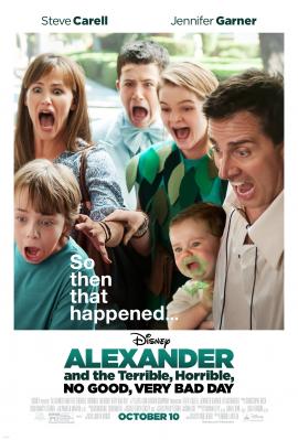 Alexander and the Terrible, Horrible, No Good, Very Bad Day 2014 movie poster