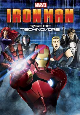 Iron Man: Rise of Technovore 2013 movie poster