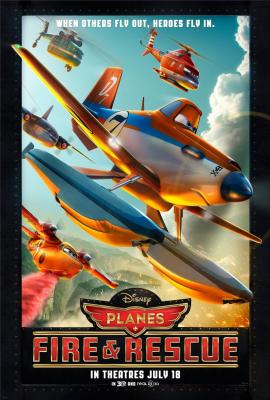 Planes: Fire & Rescue 2014 movie poster